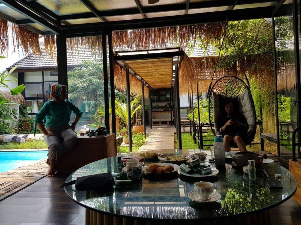 10 Potret rumah mewah Widi Mulia & Dwi Sasono, berkonsep green living