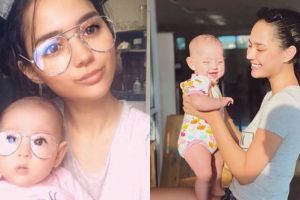Jadi ibu di usia 21 tahun, ini 10 gaya Raquel Katie saat mengasuh anak