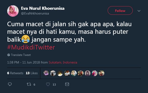 10 Lelucon 'mudik di Twitter' ini bisa jadi obat lelah pulang kampung