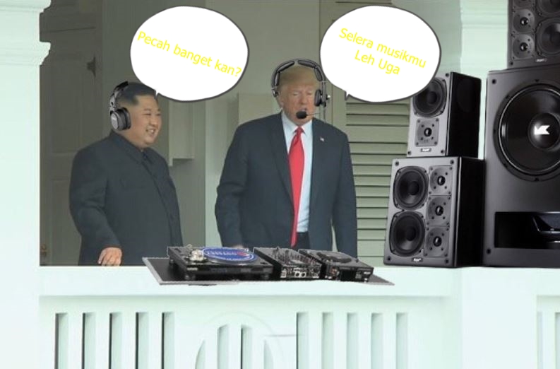 8 Meme 'Trump bertemu Kim Jong Un' ini bikin senyummu makin lebar