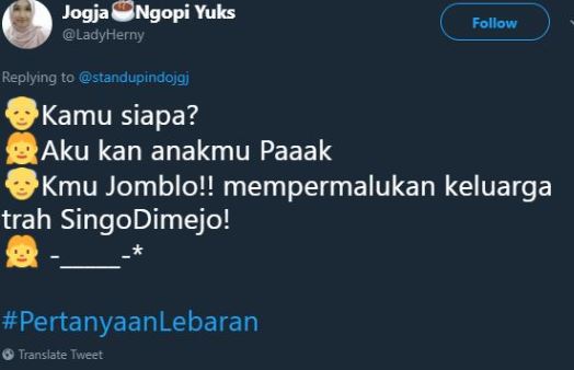 10 Obrolan 'pertanyaan khas Lebaran' ini bikin senyum sambil deg-degan