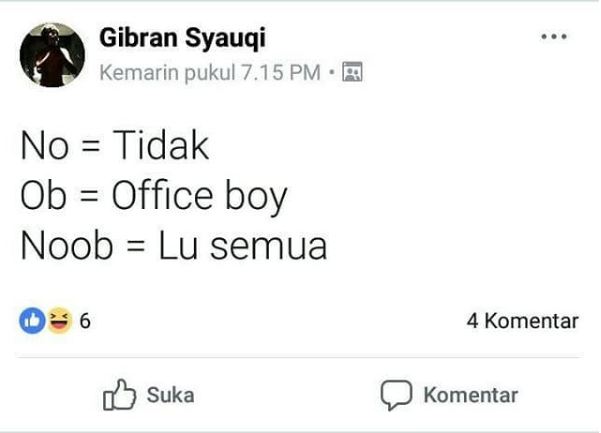 7 Cocoklogi terjemahan sambung kata ini bikin terpingkal-pingkal