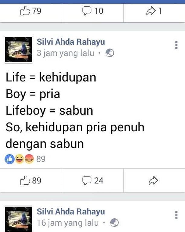 7 Cocoklogi terjemahan sambung kata ini bikin terpingkal-pingkal