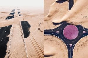 10 Potret apik jalanan Arab, kesannya misterius ditelan padang pasir