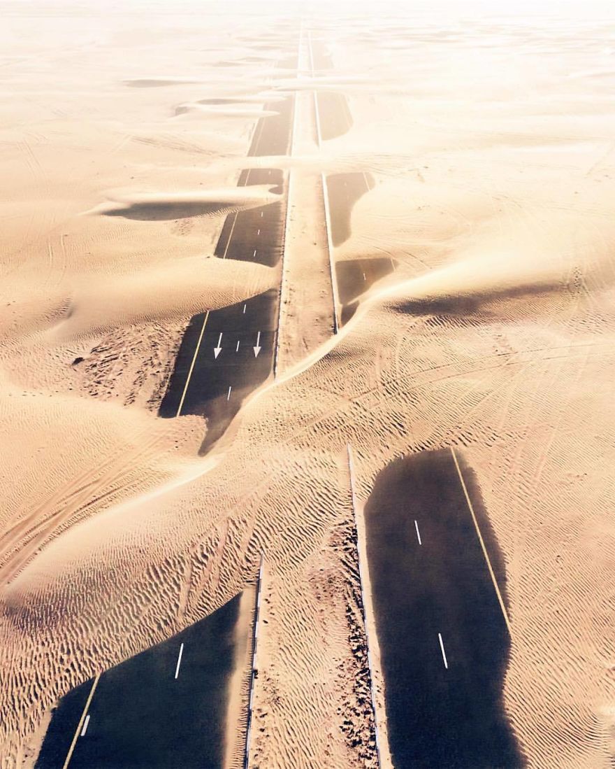 10 Potret apik jalanan Arab, kesannya misterius ditelan padang pasir