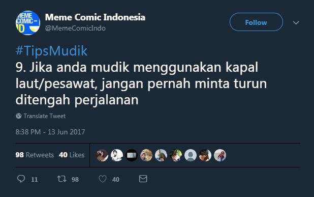 11 Tips mudik ngaco ini bikin pengen jewer tapi takut dosa