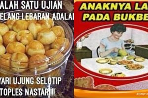 14 Meme 'camilan khas Lebaran' ini bikin ketawa ingat kaleng misteri