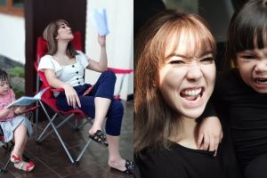 10 Potret Gempita tirukan pose Gisella ini bikin gemas pengen cubit