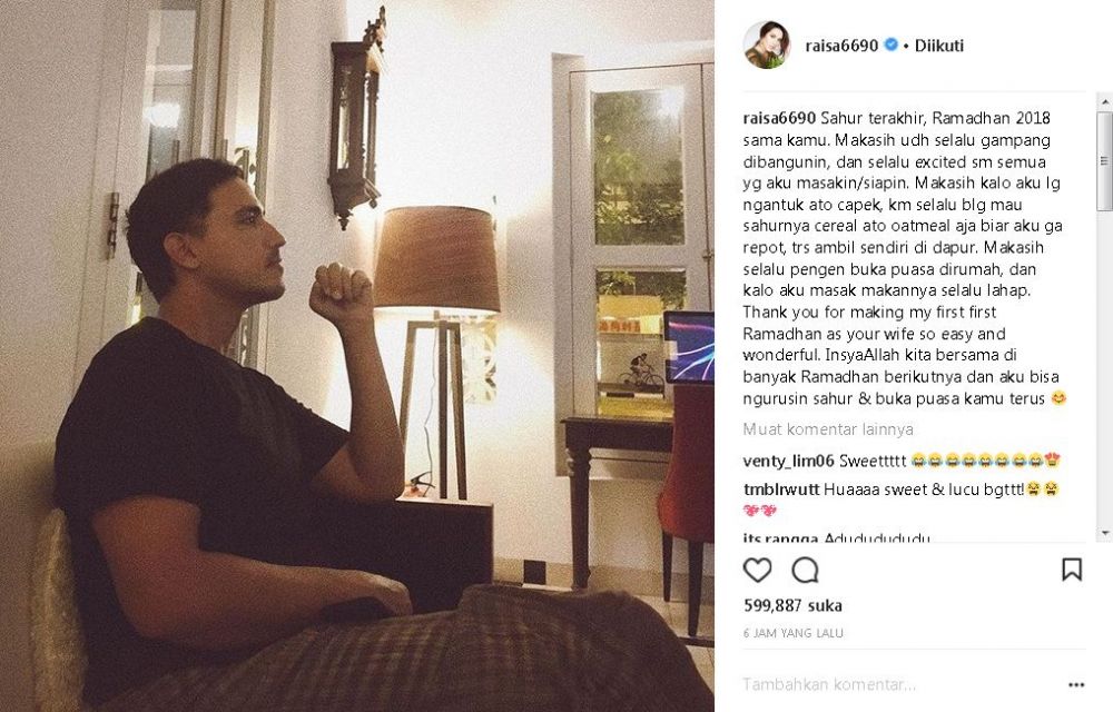 Curhat Raisa Andriana tentang sahur terakhir ini bikin baper maksimal
