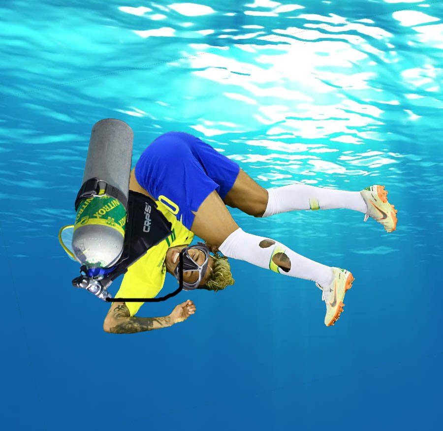 Dianggap suka diving, ini 7 meme kocak Neymar saat lawan Swiss
