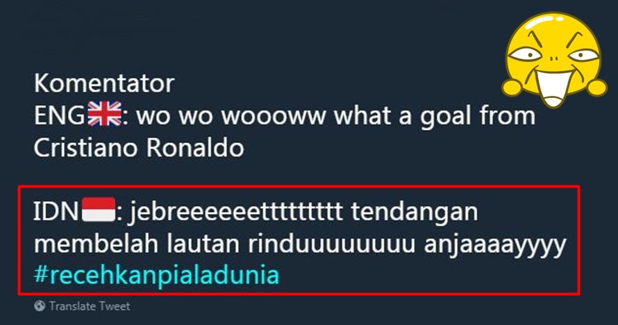 10 Cuitan #recehkanpialadunia ini bikin ngakak sambil selebrasi