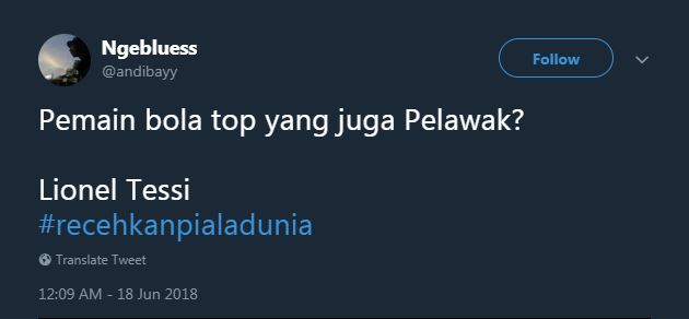 10 Cuitan #recehkanpialadunia ini bikin ngakak sambil selebrasi