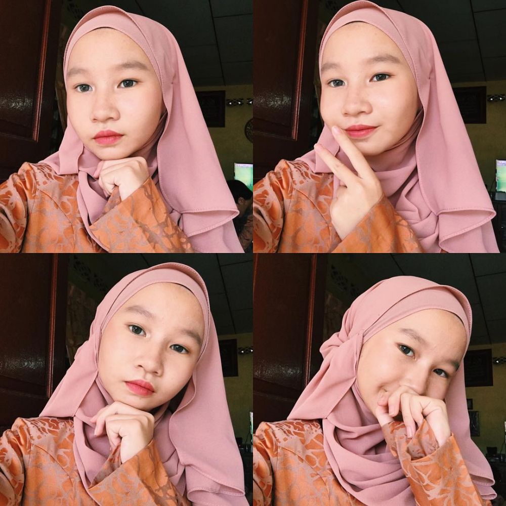 9 Pesona Nur Iman Safiyah, remaja imut pengusaha hijab asal Malaysia