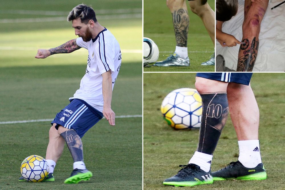 6 Pesepakbola Piala Dunia dengan tatonya, maknanya dalam banget