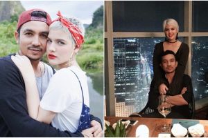 Setahun menikah, 10 potret kemesraan Ricky Komo & istri bulenya