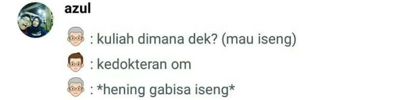 19 Percakapan serba-serbi 'kuliah jurusan apa?' ini bikin senyum kecut