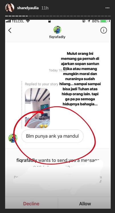 Dihujat belum punya anak, balasan menohok Shandy Aulia ini bikin adem