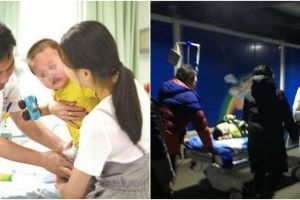 Tragis, kemaluan bocah ini nyaris putus gara-gara terjepit eskalator