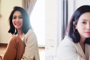 Beda dari biasanya, begini 7 gaya Bunga Zainal dengan rambut pendek