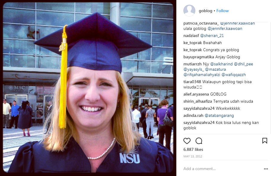 Punya nama IG Goblog, foto bule ini diserbu komentar netizen Indonesia