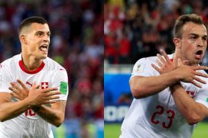 Ini makna selebrasi Shaqiri & Xhaka yang bikin mereka terancam sanksi 