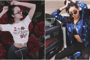 Gaya foto disindir selebgram, ini 10 pose Anya Geraldine pamer ketiak