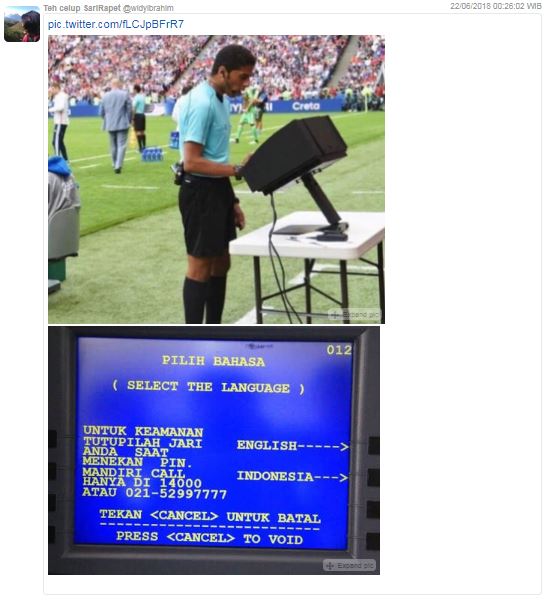 6 Meme imajinasi netizen saat wasit minta bantuan VAR ini bikin ngakak