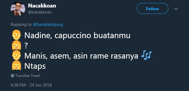 10 Cuitan 'capuccino buatanmu' ini receh tapi sukses bikin ngakak