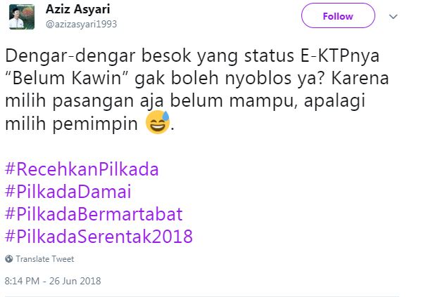 10 Cuitan #PilkadaBermartabat berujung curcol ini berasa ngenes tipis