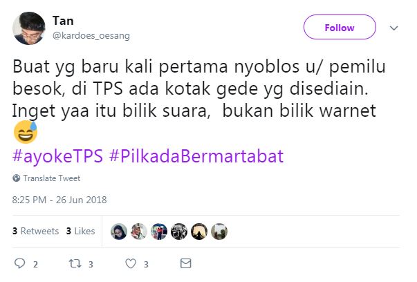 10 Cuitan #PilkadaBermartabat berujung curcol ini berasa ngenes tipis