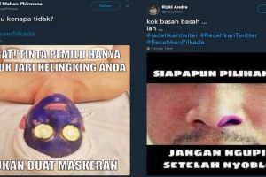 10 Meme 'tinta ungu' ini kocaknya bikin suasana Pilkada jadi adem