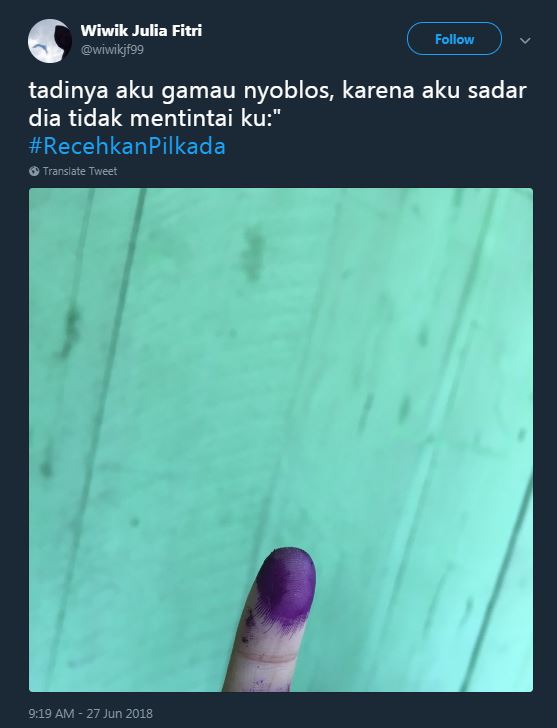 10 Meme 'tinta ungu' ini kocaknya bikin suasana Pilkada jadi adem