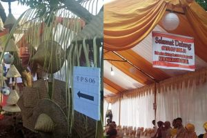 5 TPS unik Pilkada 2018 ini bikin antusias mencoblos, ada tema horor