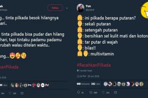 12 Cuitan percapakan warganet soal Pilkada ini bikin ketawa seharian