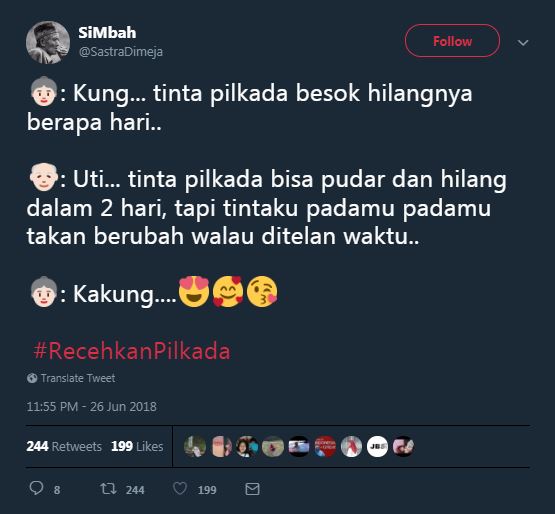 12 Cuitan percapakan warganet soal Pilkada ini bikin ketawa seharian