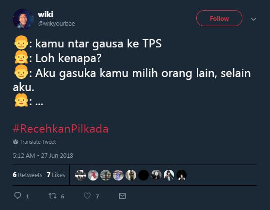 12 Cuitan percapakan warganet soal Pilkada ini bikin ketawa seharian