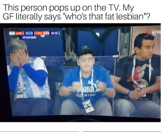 6 Reaksi Maradona saat nonton laga Argentina, heboh dan ekspresif