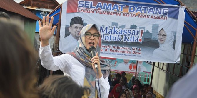 Pasangan ini kalah telak dengan kotak kosong dalam Pilwalkot Makassar