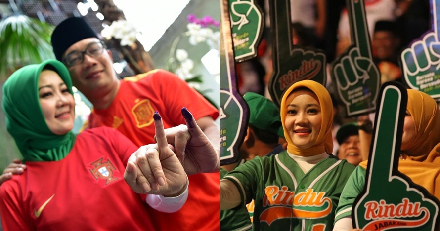 8 Momen Atalia setia dampingi Kang Emil hingga menang quick count