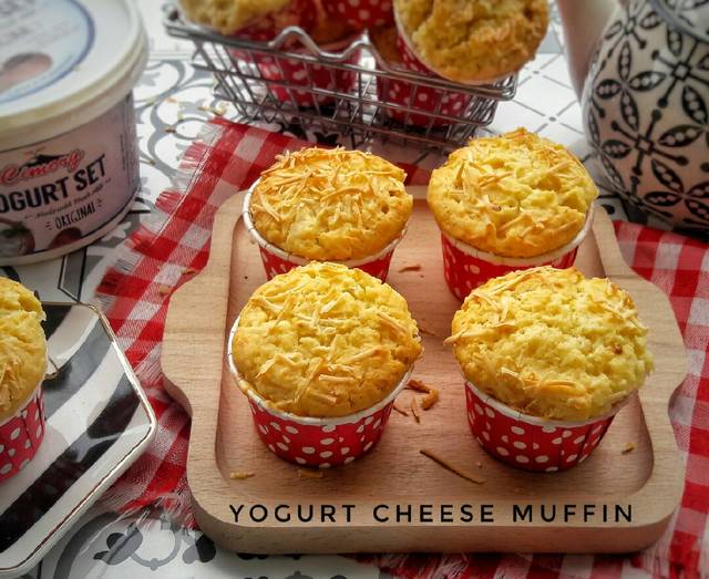 Cara mudah bikin yoghurt cheese muffin yang lembut dan gurih