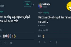 10 Pelesetan garing nama Marko Simic ini bikin terpaksa ketawa
