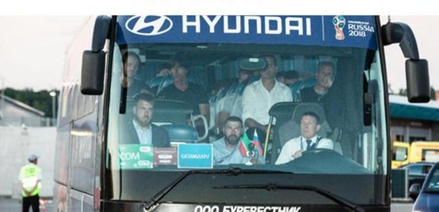Ini alasan skuad Jerman tinggalkan Rusia dengan bus Korea, Hyundai