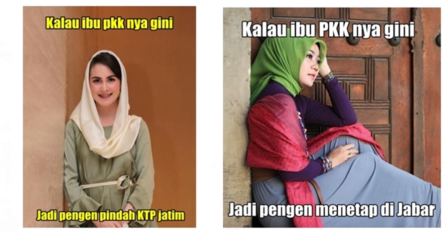6 Meme 'ibu PKK cantik' ini bakal segarkan harimu
