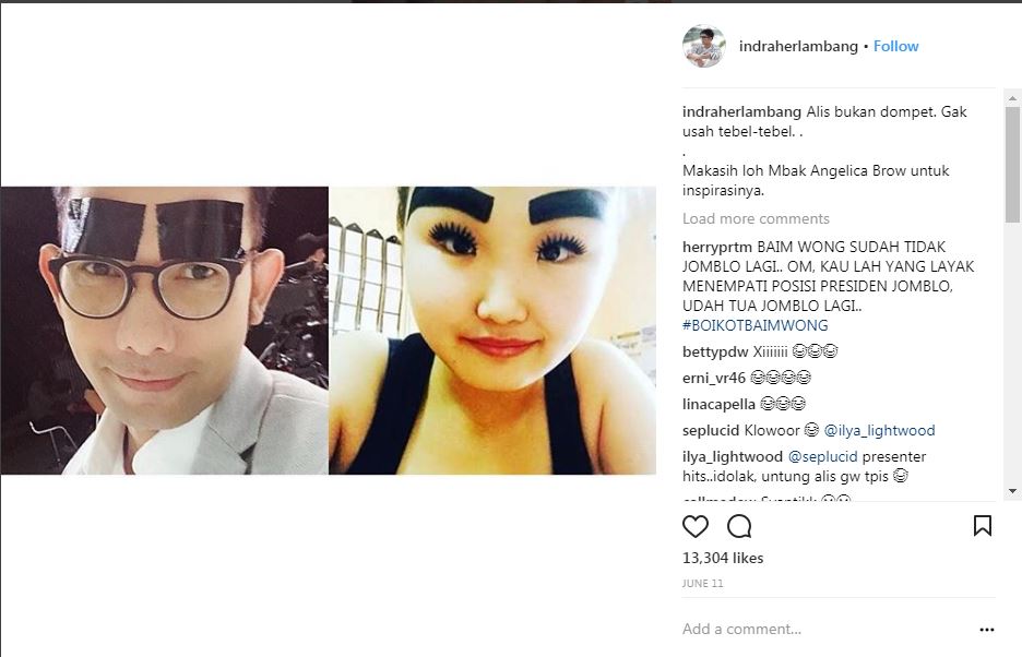 5 Gaya Indra Herlambang tirukan karakter populer ini kocak abis