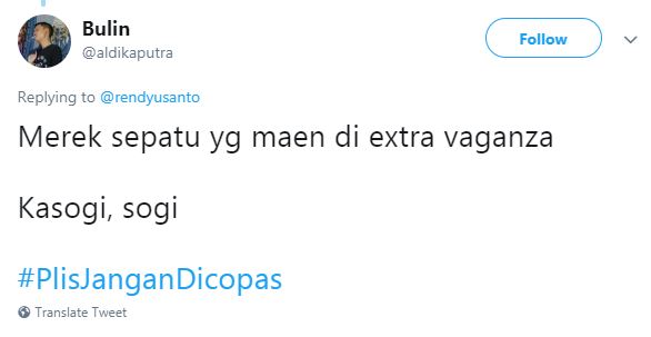 8 Tebak-tebakan ngawur nama sepatu ini kocak abis