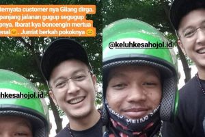 Dapat penumpang seleb top, 5 sopir ojek online ini salah sebut namanya