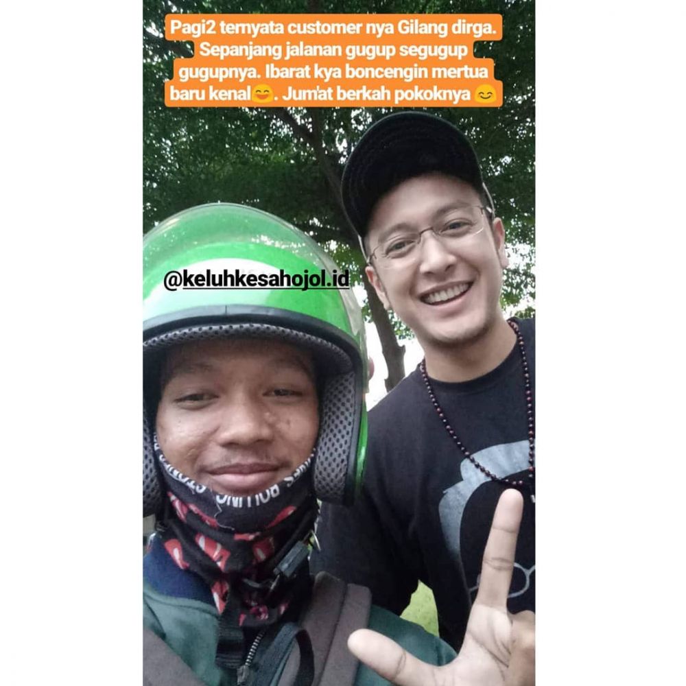 Dapat penumpang seleb top, 5 sopir ojek online ini salah sebut namanya