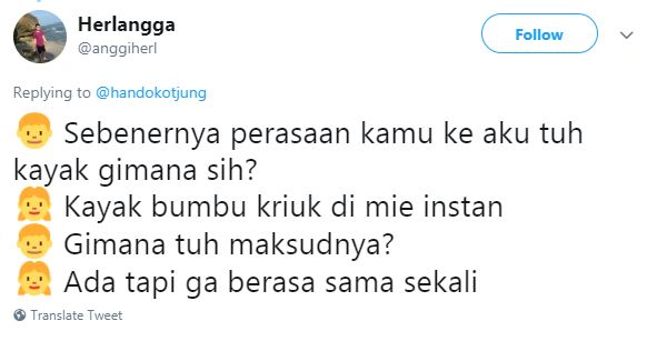 10 Percakapan kocak seputar perasaan ini bikin galau lalu pengen salto