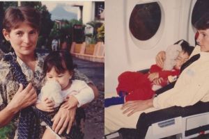 Balita ini gemesin, setelah dewasa jadi istri gitaris top Tanah Air