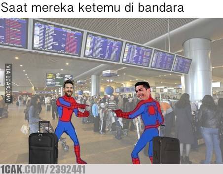 10 Meme Ronaldo-Messi pulang bareng ini kocaknya ngeselin gimana gitu